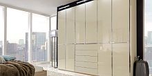 Corner wardrobe SHANGHAIcontemporarywoodensliding door