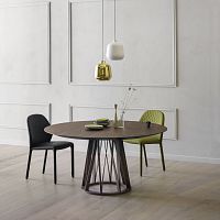 Contemporary dining table Accooakwalnutash