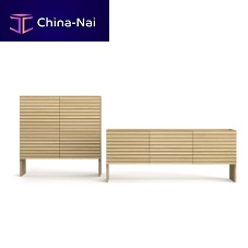 High sideboard Rowswith long legscontemporaryMDF