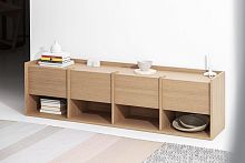 Contemporary TV cabinet MIES L lowboardfor hotel roomsoak
