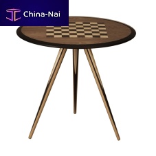 Contemporary chess table CARAMBOLAhomewooden