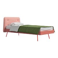 Single bed CLEOcontemporarywith upholstered headboardchild's