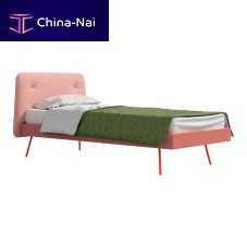 Single bed CLEOcontemporarywith upholstered headboardchild's