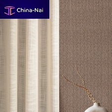 Plain sheer curtain fabric BAHAMApolyesterhome