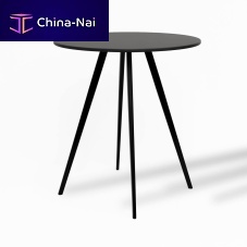 Black side table AKY LITTLEcontemporaryHPLpainted metal base