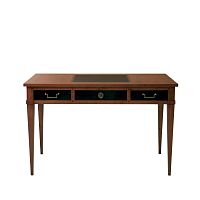 Traditional secretary desk DIRECTOIREwoodenleather3-drawer