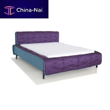 Double bed QUILTcontemporaryupholsteredwith headboard
