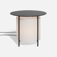 Contemporary side table Andonlavametal baseround