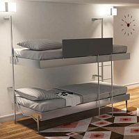 Bunk bed BOSSsinglecontemporaryfabric