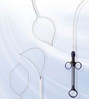 Intestinal polyp extraction endoscopic basket RotaSnare®straight