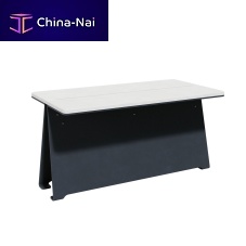 Contemporary table FRESTA 150high-performance concretepainted steel baserectangular