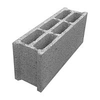 Hollow concrete block cellularfor wallinterlocking