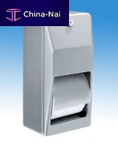 Wall-mounted toilet paper dispenser CHRX672stainless steelcommercial