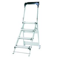 Portable step ladder 98-34749aluminum