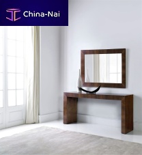 Contemporary sideboard table T-872walnutwalnut baserectangular