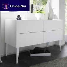 Sideboard with long legs REXcontemporaryoakwhite