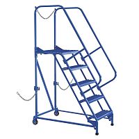 Wheeled step ladder LAD-STAL series