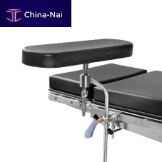 Operating table armrest stainless steelwith strap
