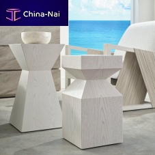 Contemporary table CAPE oakwood veneerwood veneer base