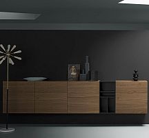 Wall-mounted sideboard BOX 05contemporarywooden