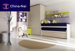 Pull-out bed COMPOSIZIONE 111singlecontemporarywith drawer