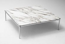 Contemporary coffee table UPsteelmarblelacquered MDF
