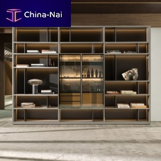Free-standing bookcase 505modularcontemporaryoak