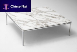 Contemporary coffee table UPsteelmarblelacquered MDF