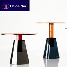 Contemporary coffee table ILIAglassroundhome