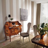 Classic secretary desk 673woodenwith storage2-drawer