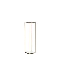 Contemporary pedestal Montecarlometalmarble