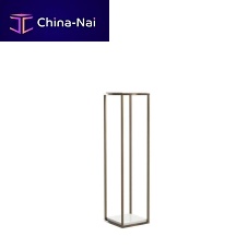 Contemporary pedestal Montecarlometalmarble