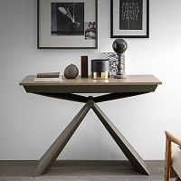 Contemporary sideboard table GENESIlacquered woodmelaminemetal base