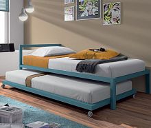 Canopy bed singlecontemporarywith headboard