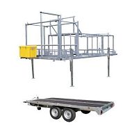 Container trailer R200 ROLLER2-axlefor industrial materialscompact