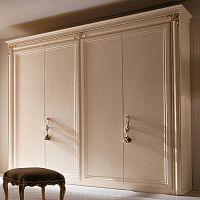 Traditional wardrobe CLARAMDFbirchwith sliding door