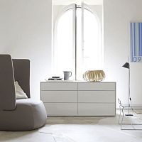 Contemporary chest of drawers Dadolacquered MDFin wood fiberby Studio Kairos