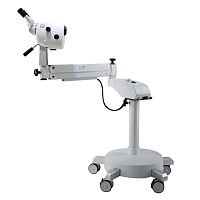 Binocular colposcope ISIDE ALFAtrolley-mounted