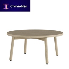 Contemporary coffee table TAPE SIDE RED H35woodenwooden baseround
