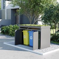 Commercial trash bin enclosure SMARThomefor officefor playground