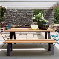 Contemporary table MIDI COLORSwoodenrectangularround