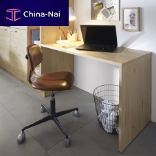 Contemporary desk woodenstraightcorner