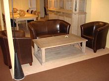 Traditional coffee table CROSSoakhomeindoor
