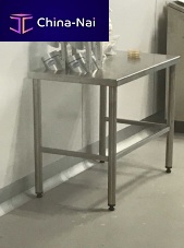 Contemporary table ART230 stainless steelstainless steel baserectangular
