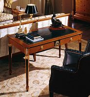 Empire style desk 133leather4-legged