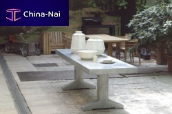 Contemporary table 2070zincrectangular