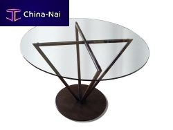 Contemporary table THIRAglassround