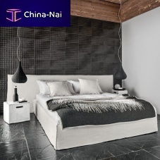 Double bed Ghostsinglecontemporaryupholstered