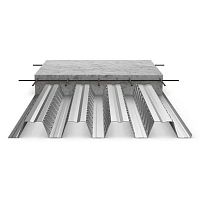 Concrete deck slab COFRAPLUS® 60steel