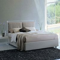 Double bed DAVIDsinglecontemporarywith headboard